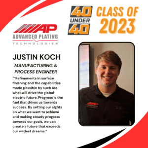 Justin Koch 40 under 40: Class of 2023